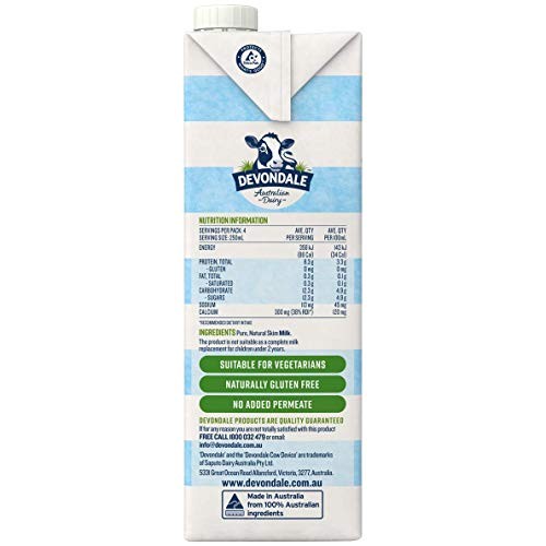 Devondale Extra Light Milk 1L