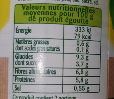 Boundelle Very Fine Peas 400g