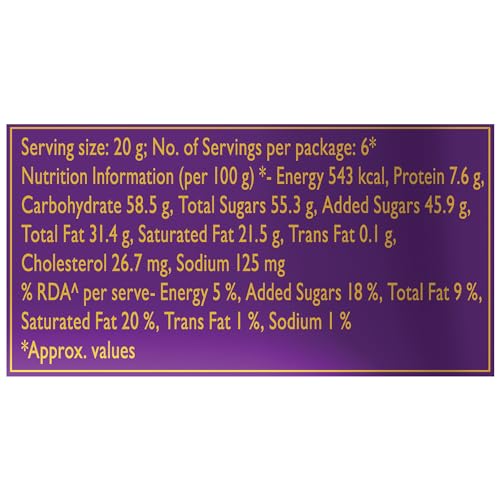 Cadbury Dairy Milk Bubbly (120g)