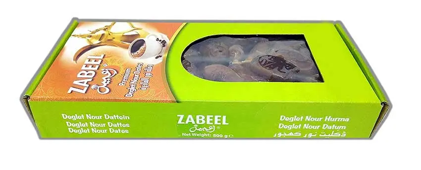 Zabeel Deglet Nour Dates Ravier Processed 500 g