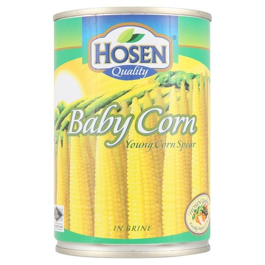 Hosen Baby Corn (Young Corn Spear) 425g