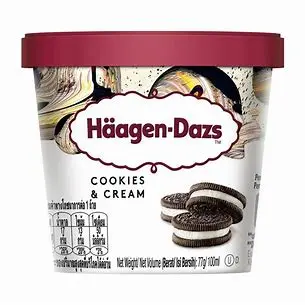 Haagen-Dazs Cookies And Cream Cup 100ml