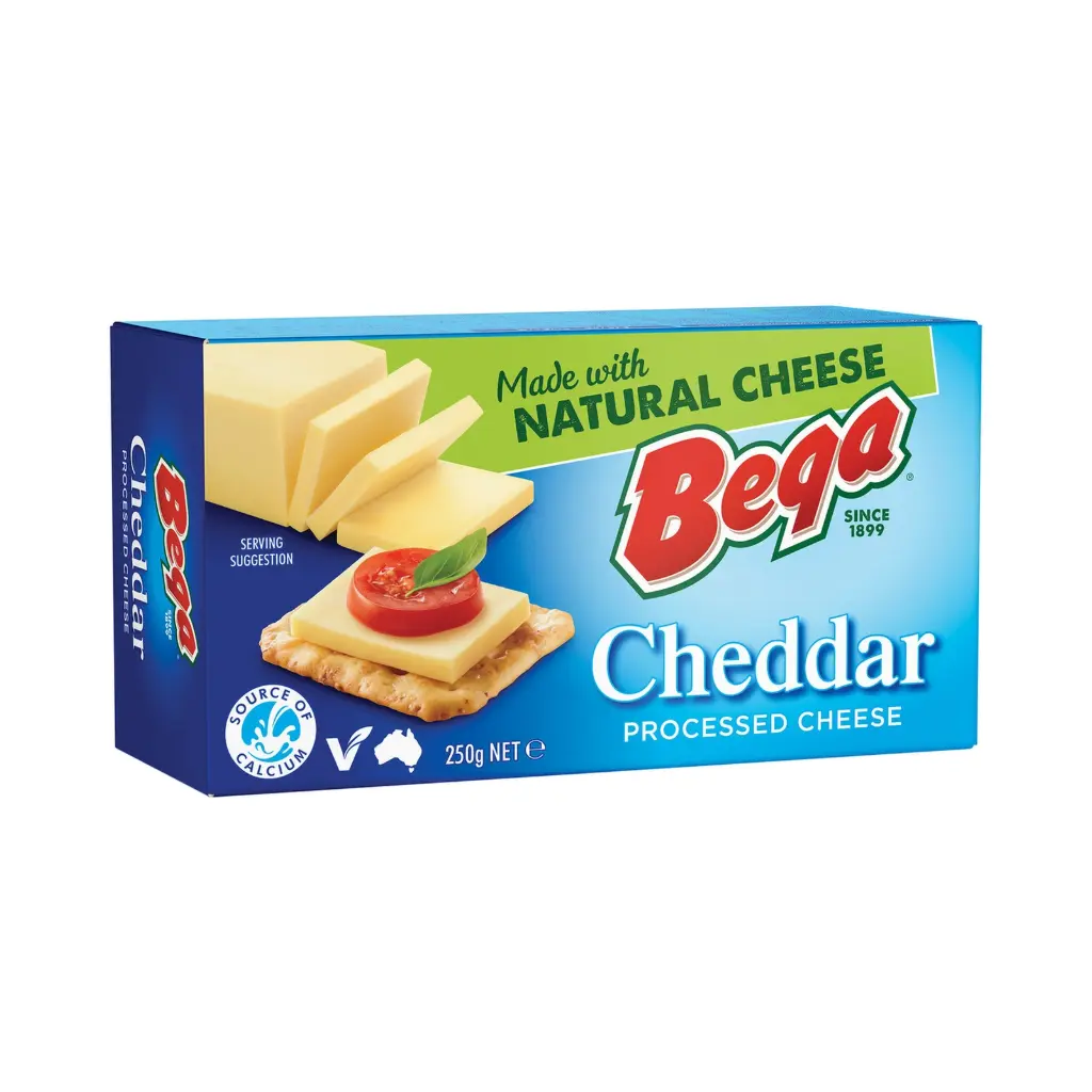 Bega Chedar Processed Cheese  250g