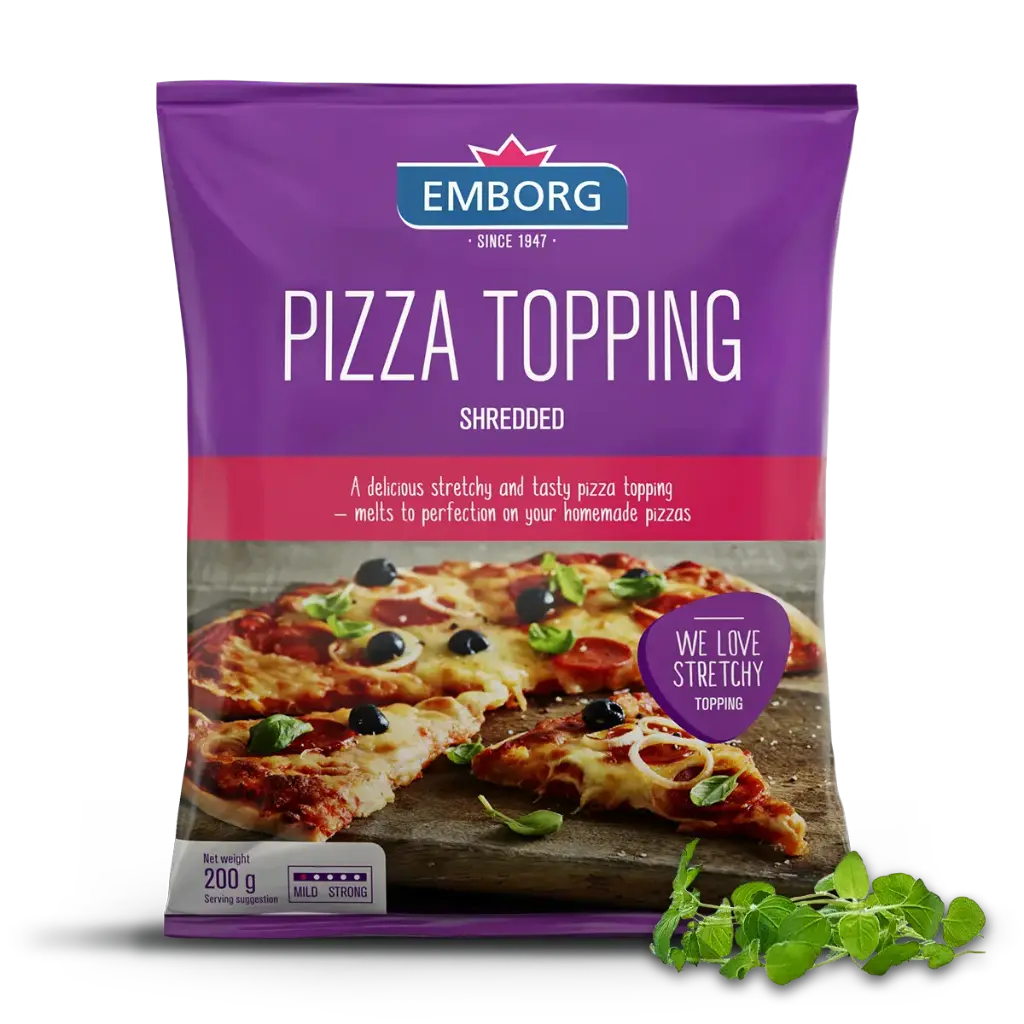 Emborg Pizza Topping Shredded 200g