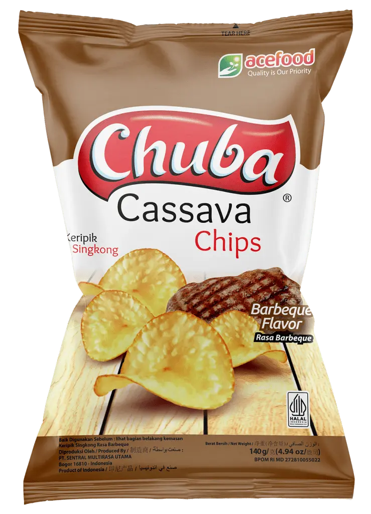 Chuba Cassava Chips 140g (BBQ)