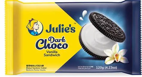 Julies Dark Choco Vanilla S/W 960g 