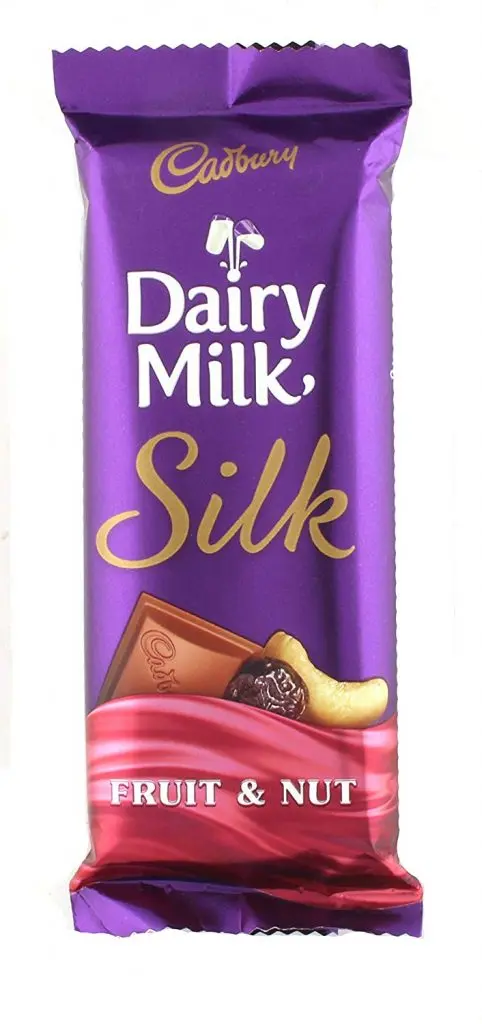 Cadbury Dairy Fruit & Nut Silk (55g)