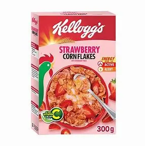 Kelloggs Corn Flakes Strawberry 300 gm