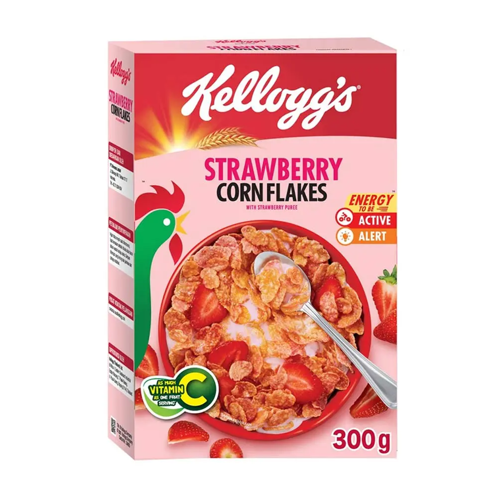 Kelloggs Corn Flakes Strawberry 300 gm