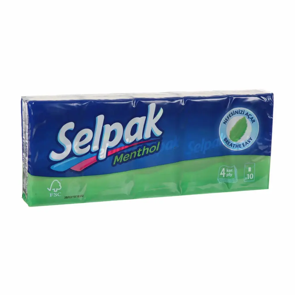Selpak Hanky Classic Cotton 3ply 10 Pcs