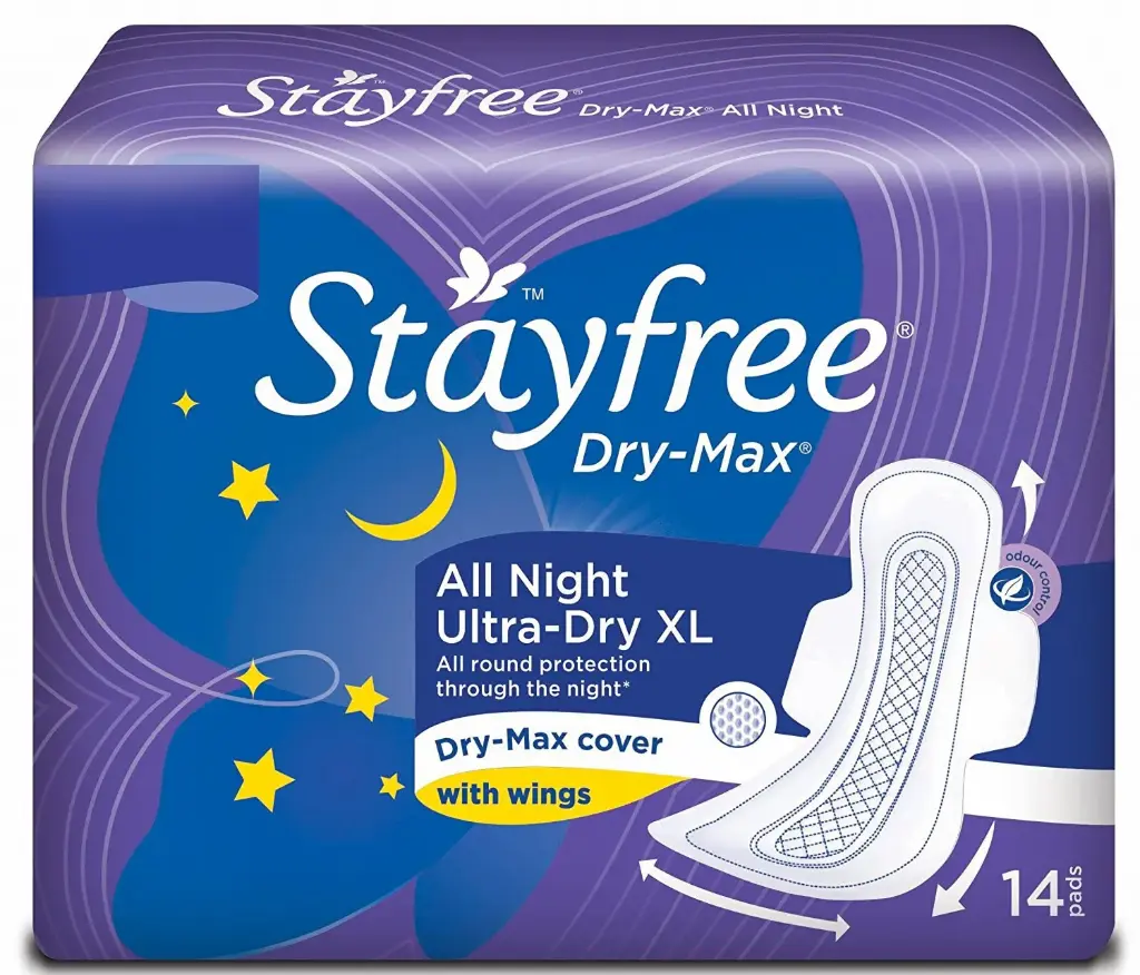 Stayfree Drymax With Wings Ultra Thin All Night 14 Pads