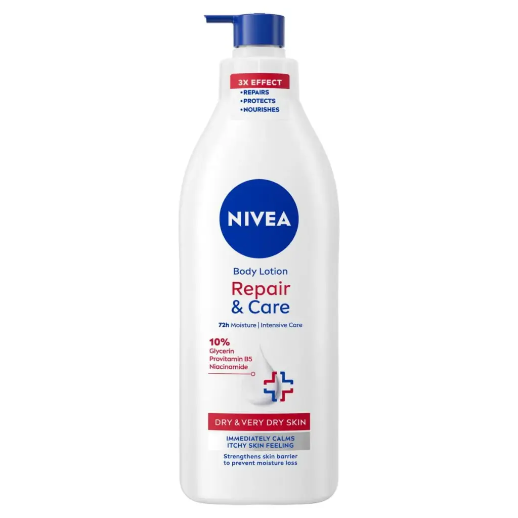 Nivea Body Lotion Repair & Care 48hr pump btl 400ml