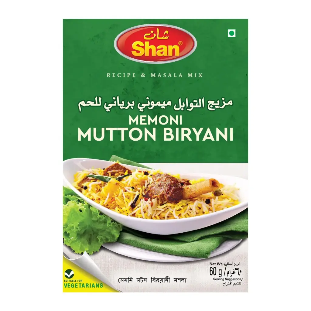 SHAN MEMONI MUTTON BIRYANI MIX 60GM