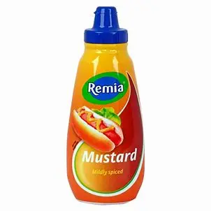 REMIA MUSTARD MILDLY SPICED squeezy btl 350ML