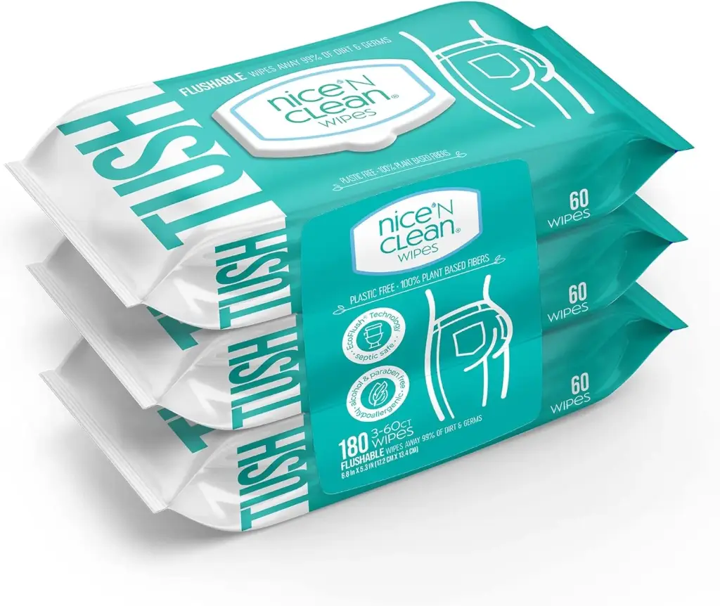 All's Well Flushable Moist Wipes 10PCS