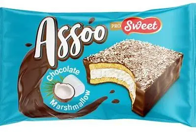 ProSweet Assoo Marshmallow Cake Coconut 40g