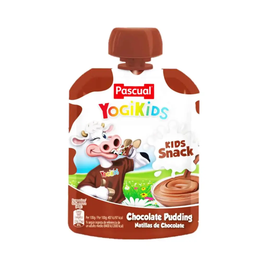 PASCUAL YOGIKIDS CHOCOLATE PUDDING POUCH 80G