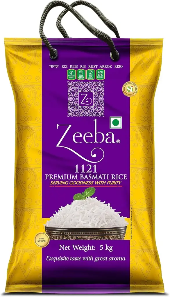 Zeeba Basmathi Rice 5 Kg