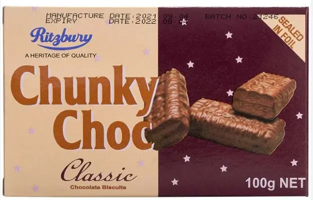 Ritzbury Chunky Choc 100g