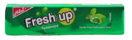 Fresh up Liquid Center Filled Gum (Spearmint)
