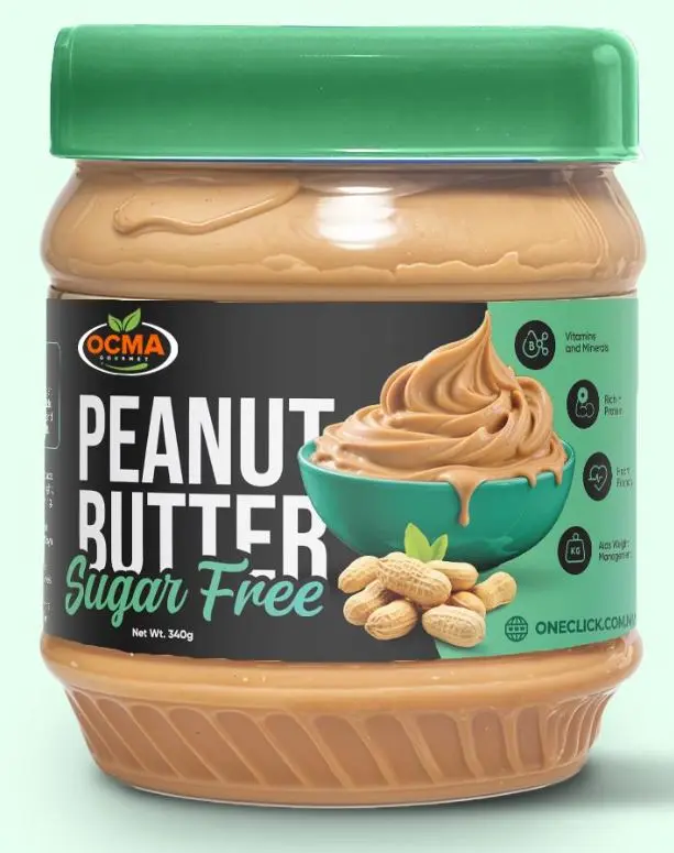 Ocma Sugar Free Creamy Peanut Butter 340g