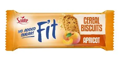 Fit Cereal Biscuits with Apricot (No Added Sugar) 50g 