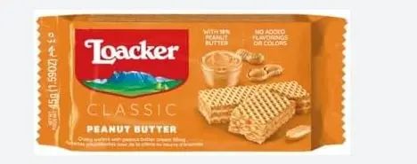 Loacker Classic Peanut Butter (45g) 