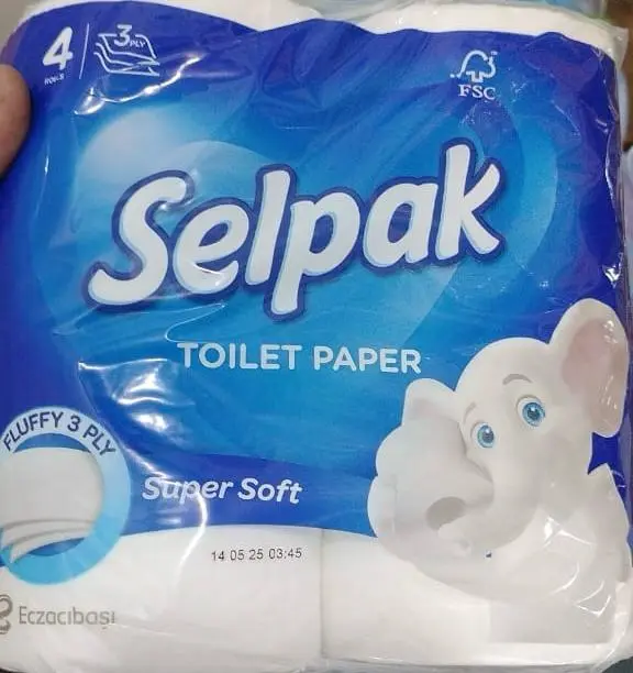 Selpak Toilet Paper Super Soft 3ply 4 Roll 12 Bundle 