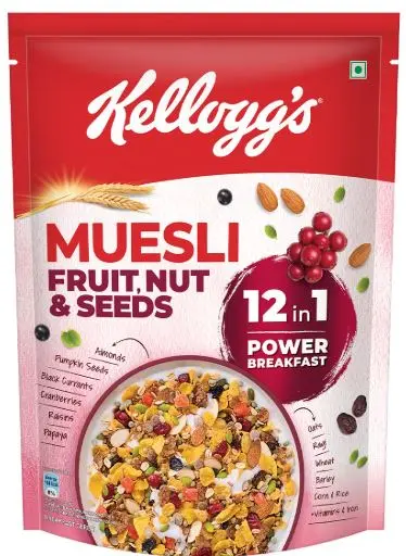 Kellogg's Muesli Fruit & Nut Seeds 500 gm -(12 in 1)
