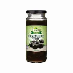 Hosen Select Pitted Black Olives 345g 