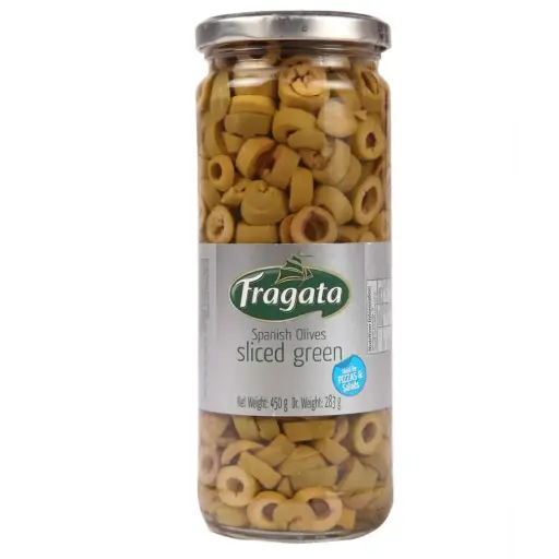 Fragata Sliced Green Olives 450g