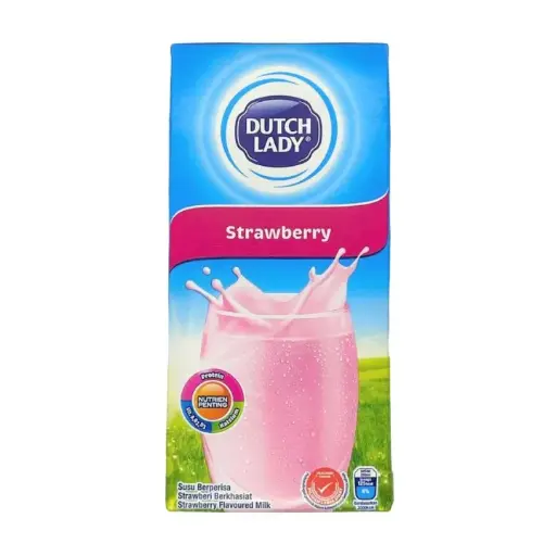 Dutch Lady UHT Milk Strawberry 200 ml