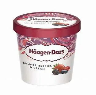 Haagen-Dazs Summer Berries Cream with Swirl 100ml