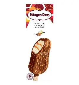 Haagen-Dazs Vanilla Caramel Almond Stick 100ml
