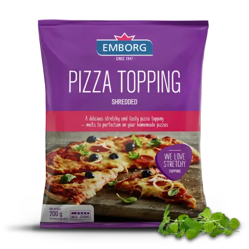Emborg Pizza Topping Shredded 200g