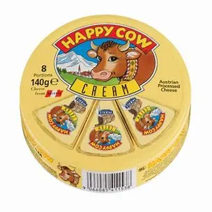 Happy Cow Processed Cream Cheese 140g 