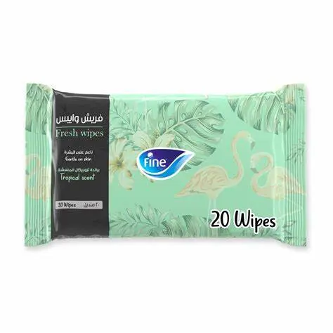 Fine Fresh Wipes Tropical 40's
