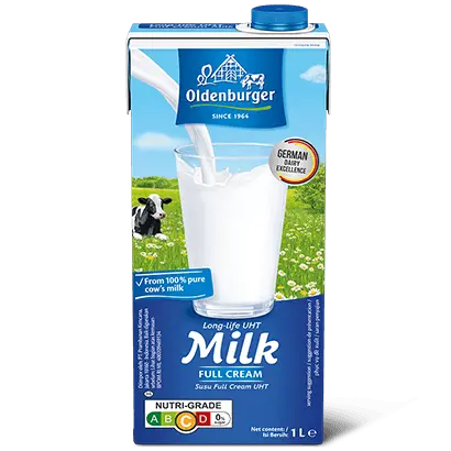 Oldenburger Long Life UHT Full Cream Milk 1 Ltr 12x1Ltr