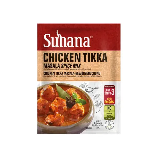 Suhana RTC Spice Mix 80g / 100g (Chicken Tikka Mass 80g)