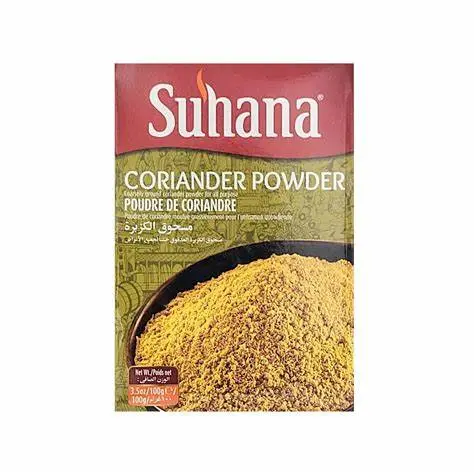 Suhana Spice Coriander Powder 100g (60 Packets)