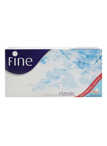 Fine Facial Tissues 2 Ply 100's