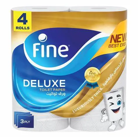 Fine Toilet Tissue Deluxe 4's