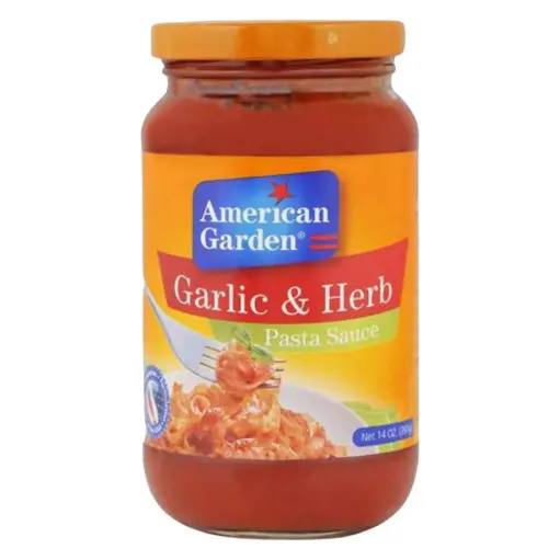 American Garden Pasta Sauce Garlic and Herb 397g