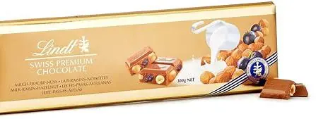 Lindt Premium Milk Hazelnut Gold (300g)