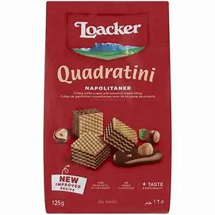 Loacker Quadratini Napolitaner Hazelnut (125g)
