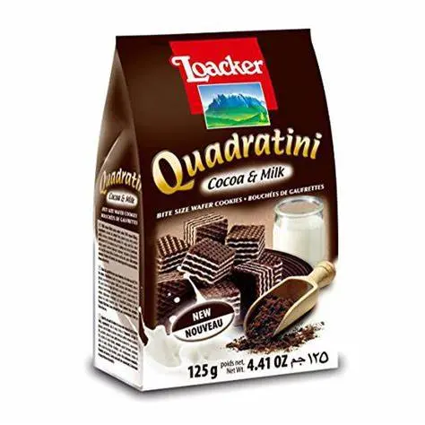 Loacker Quadratini Cocoa & Milk (125g)