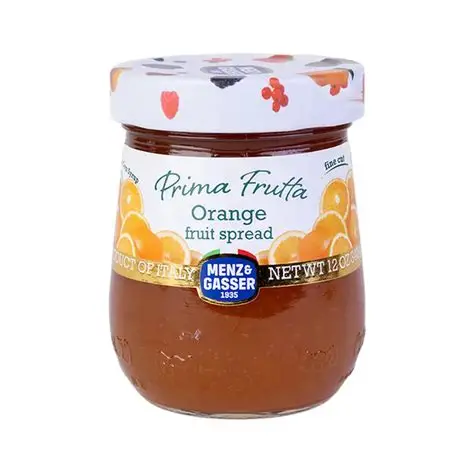 Menz & Gasser Jam Bottle, Orange 340g 12x340g