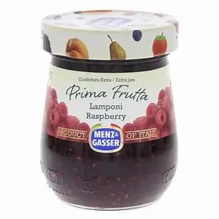 Menz & Gasser Jam Bottle, Raspberry 340g 12x340g