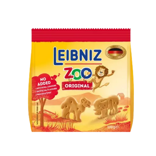 Bahlsen Zoo Original Children Butter Biscuits, 100g