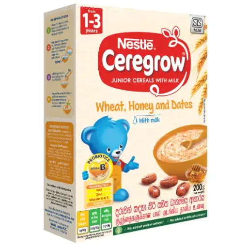 Nestle Ceregrow Wheat Honey Dates 200g